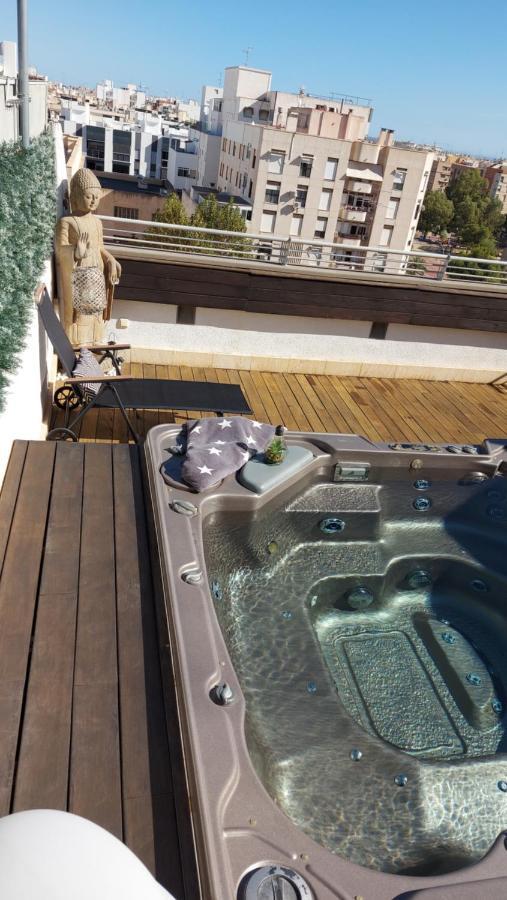 Apartamento Atico De Lujo Con Jacuzzi Climatizado En Terraza Elche Exterior foto