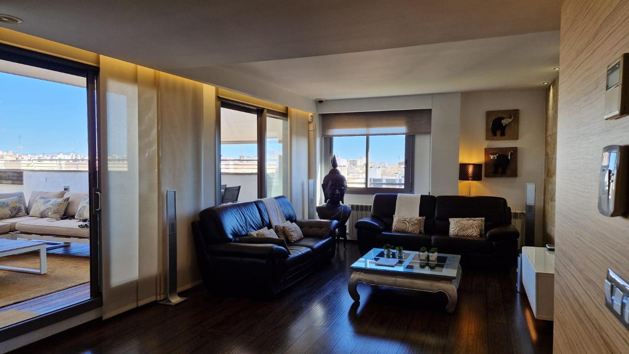 Apartamento Atico De Lujo Con Jacuzzi Climatizado En Terraza Elche Exterior foto
