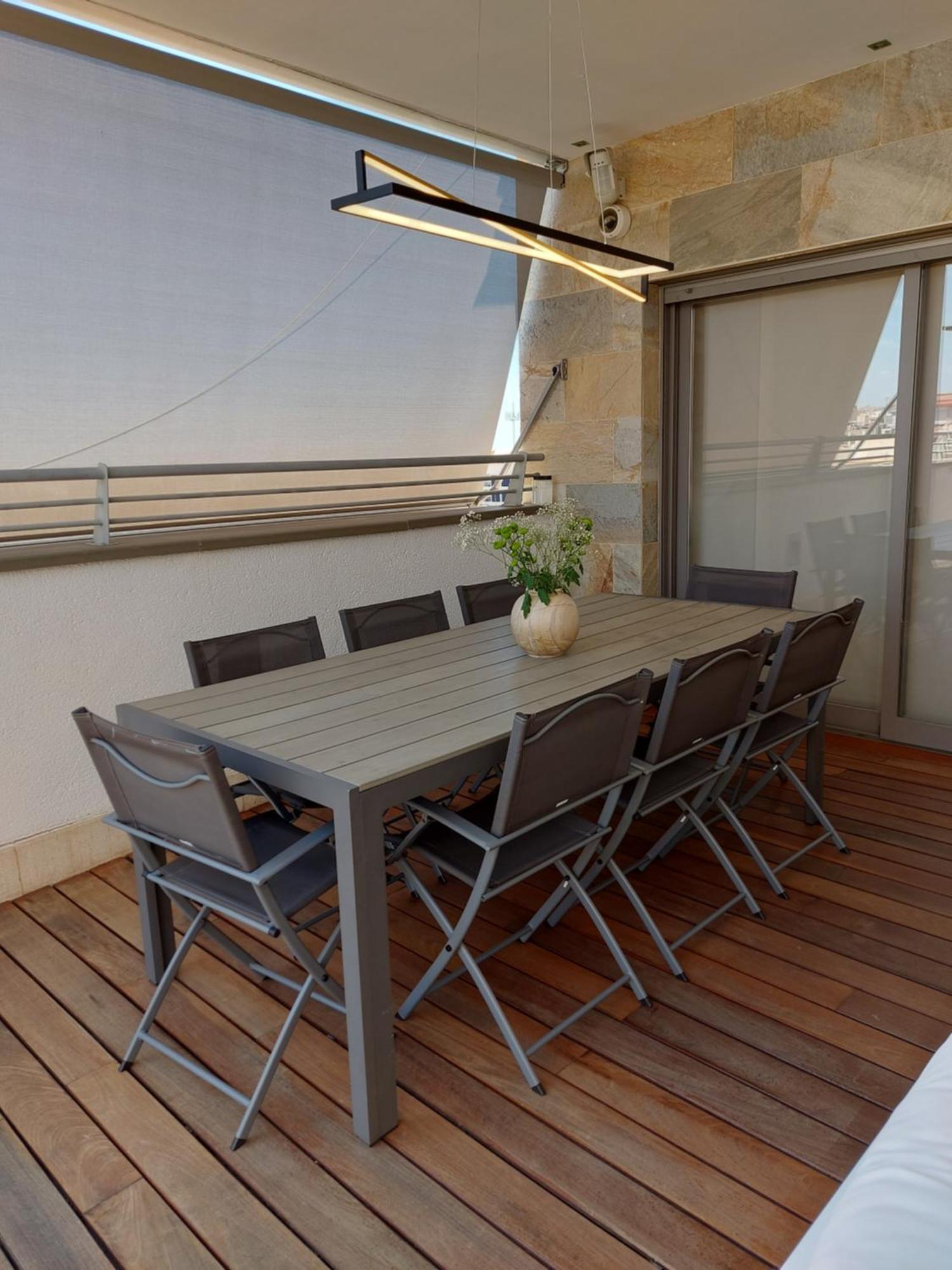 Apartamento Atico De Lujo Con Jacuzzi Climatizado En Terraza Elche Exterior foto